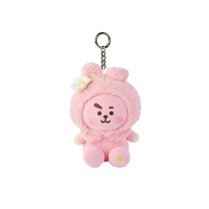 BT21 Spring Cherry Blossom Plush Doll Keychain