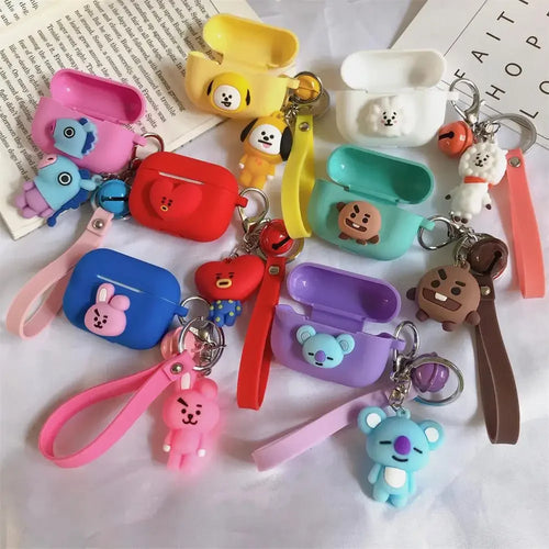 BT21 Airpod Case with Keyring