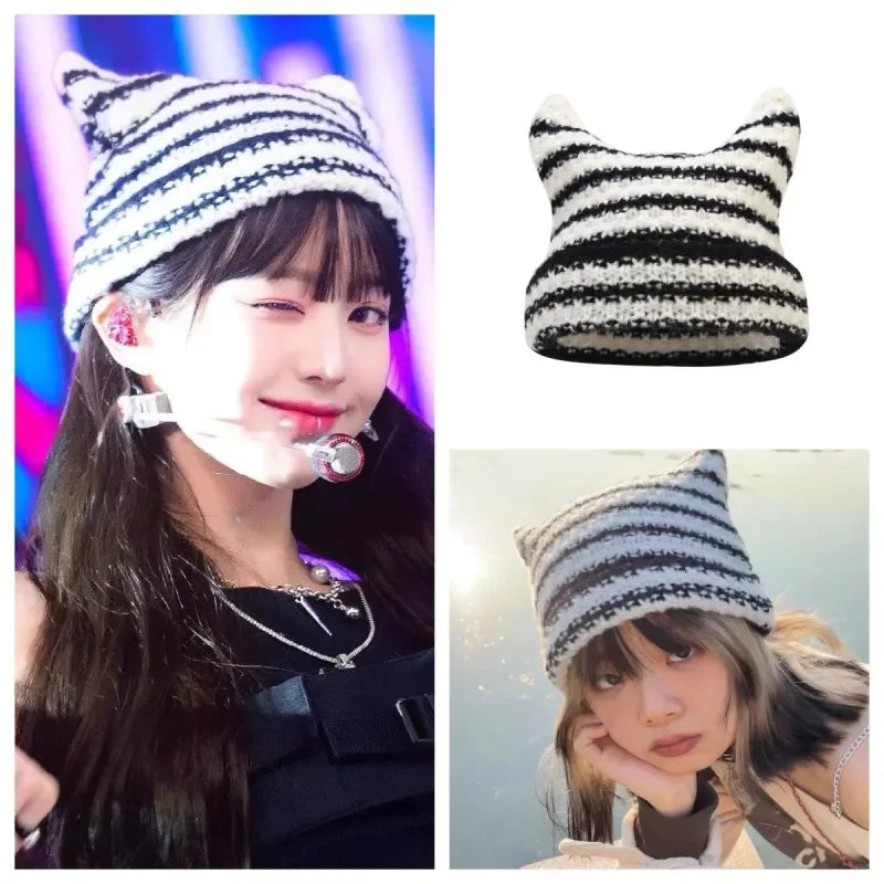 IVE Baddie Knitted Hat Cover