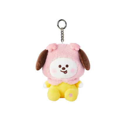 BT21 Spring Cherry Blossom Plush Doll Keychain