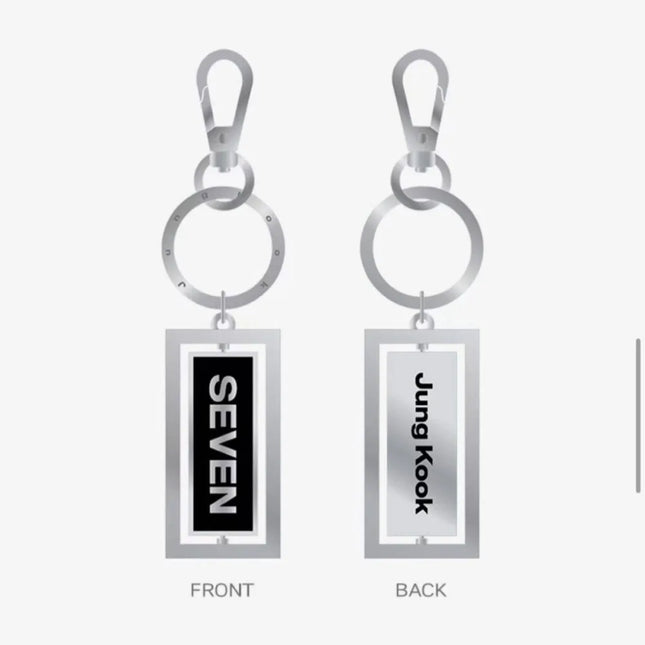 BTS Jung Kook 'SEVEN' Keyring Alloy Pendant