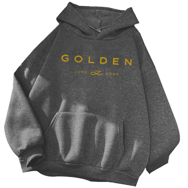 BTS Jungkook Golden Hoodie