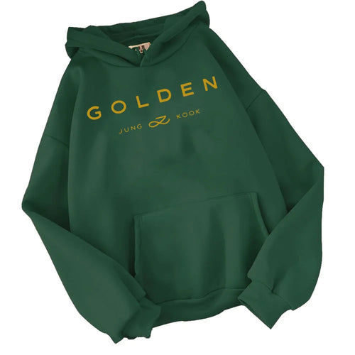 BTS Jungkook Golden Hoodie