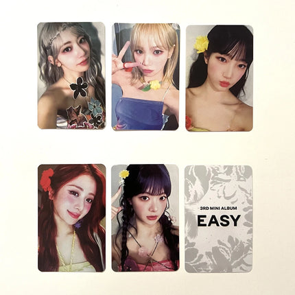 LE SSERAFIM EASY Album Photocard 5pcs/Set