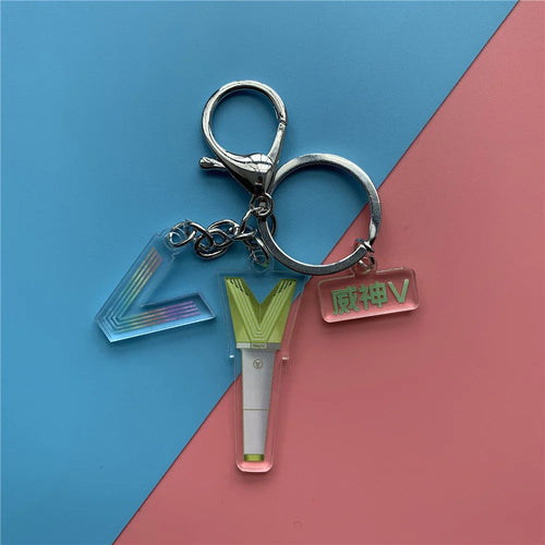 WAYV Lightstick Acrylic Keychain Pendant