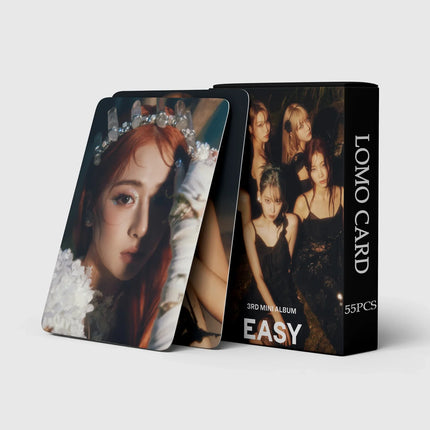 LE SSERAFIM EASY Album Photo Cards (55 Cards)