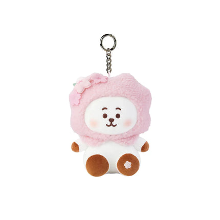 BT21 Spring Cherry Blossom Plush Doll Keychain