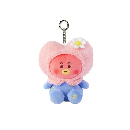 BT21 Spring Cherry Blossom Plush Doll Keychain