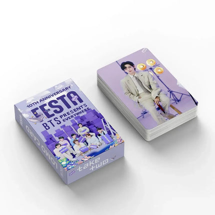 BTS 10th FESTA Anniversary Photo Cards (55 cards)