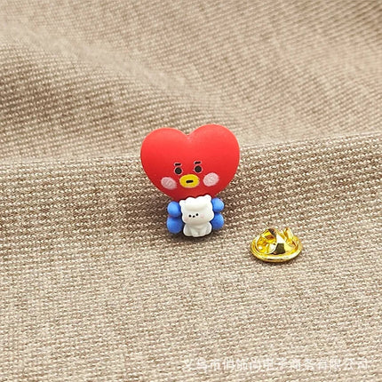 BTS BT21 Enamel Pin Brooches