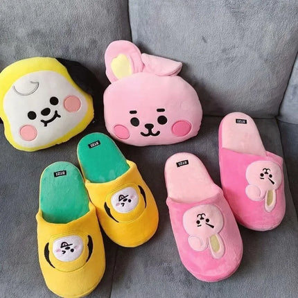 BTS BT21 Plush Slippers