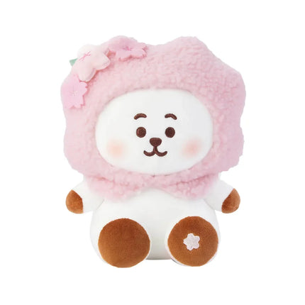 BT21 Spring Cherry Blossom Plush Doll Keychain