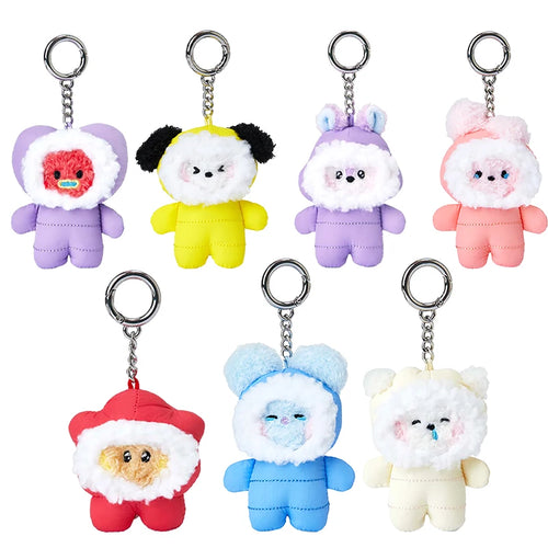 BT21 Christmas Plush Doll Keychain