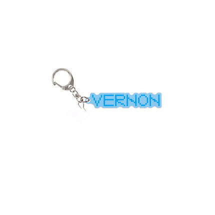 Seventeen Member Keychain Two-Piece Pendant