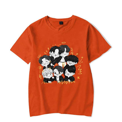 BTS Dynamite Printed Cartoon Shirt