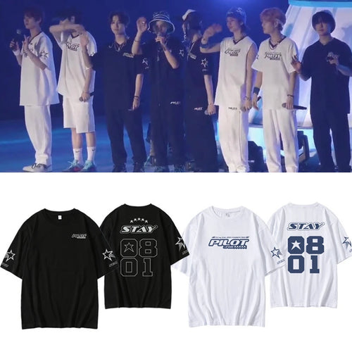 Stray Kids T Shirt 3RD FM Pilot For 5 Star Same T-shirt