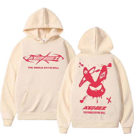 ATEEZ The World Ep Fin Will Album Tour Print Hoodie