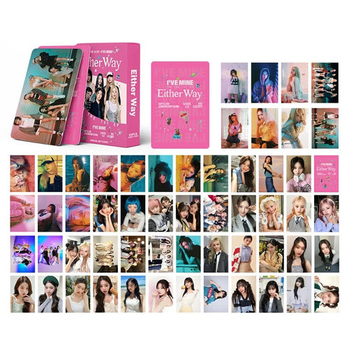 IVE Either Way Album Photocards (55 Cards)