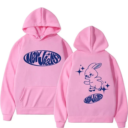 New Jeans Cute Printed Hoodies