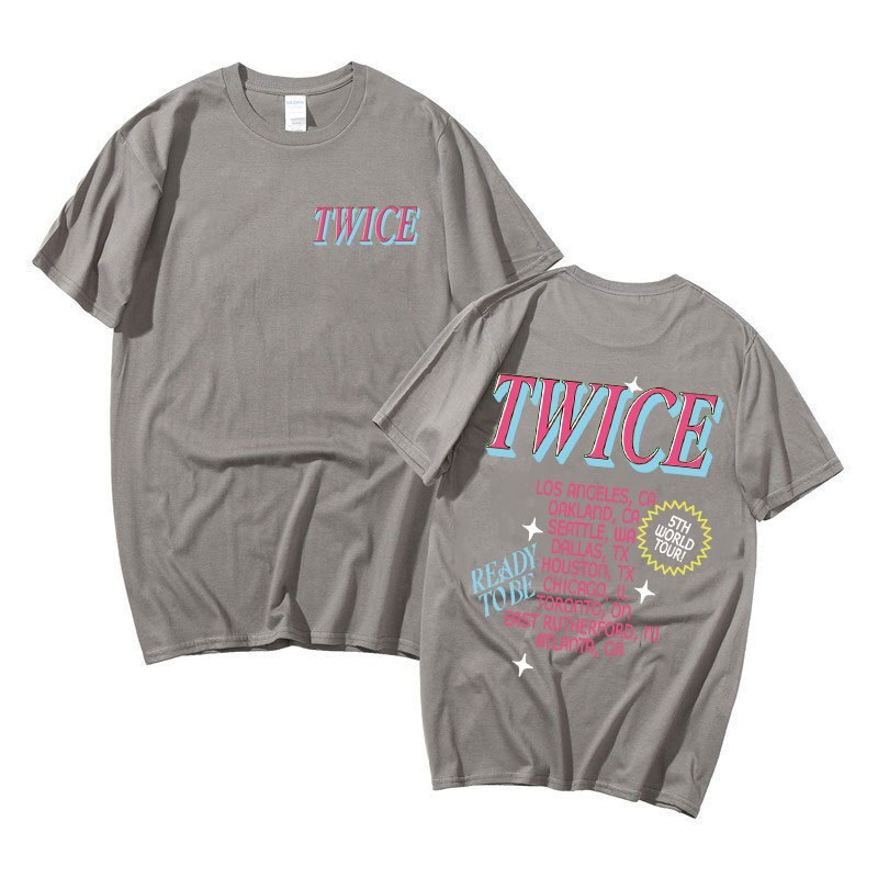 TWICE 5th World Tour READY TO BE US Jelly T-shirt
