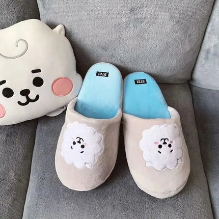 BTS BT21 Plush Slippers