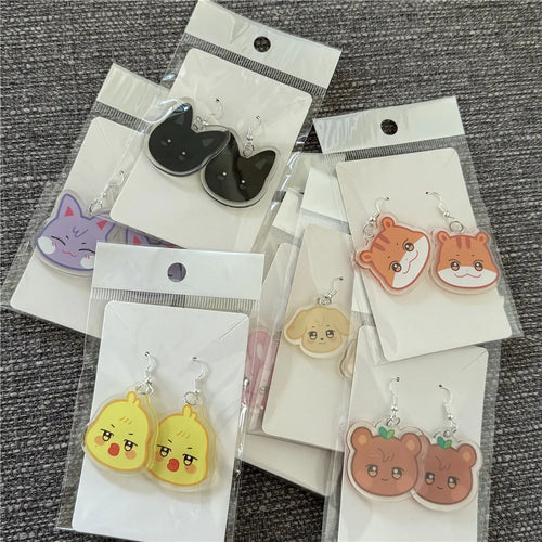 ATEEZ ANITEEZ Cartoon Acrylic Earrings