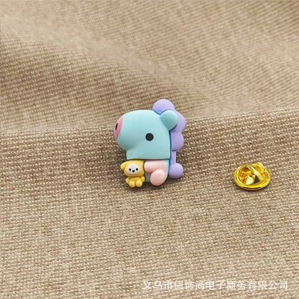 BTS BT21 Enamel Pin Brooches