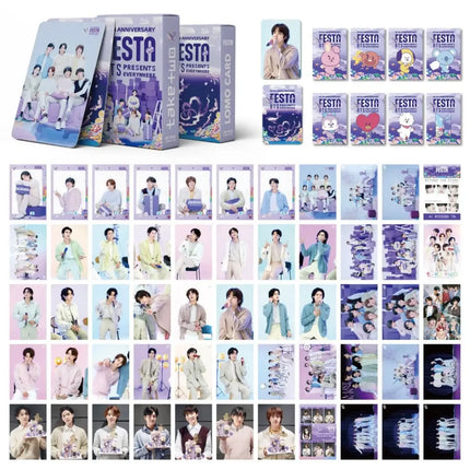 BTS 10th FESTA Anniversary Photo Cards (55 cards)