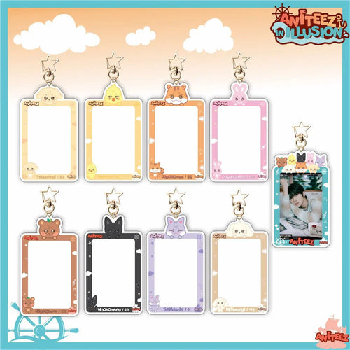 ATEEZ ANITEEZ Card Holder Acrylic Keychain