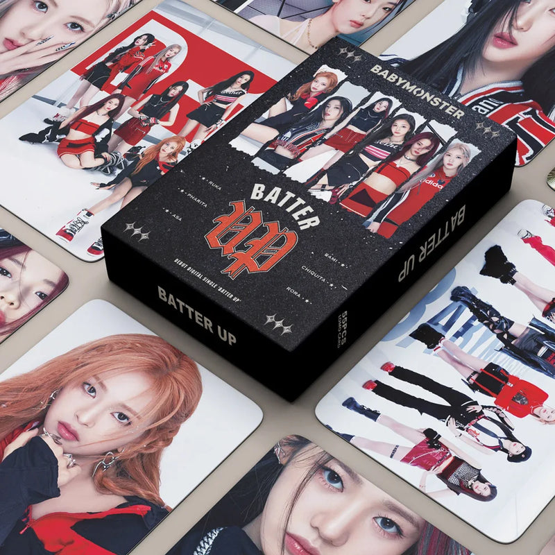 BABYMONSTER Debut Album BATTER UP Photo Cards (55 Cards)