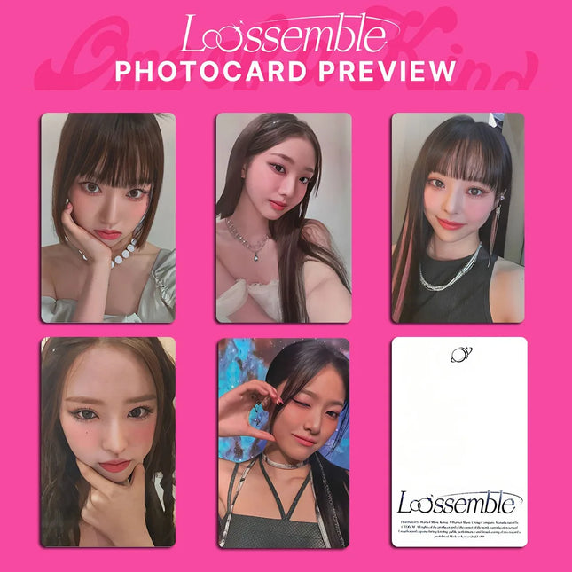 Loossemble 2nd Mini Album One Of A Kind Photocards 5pcs/Set