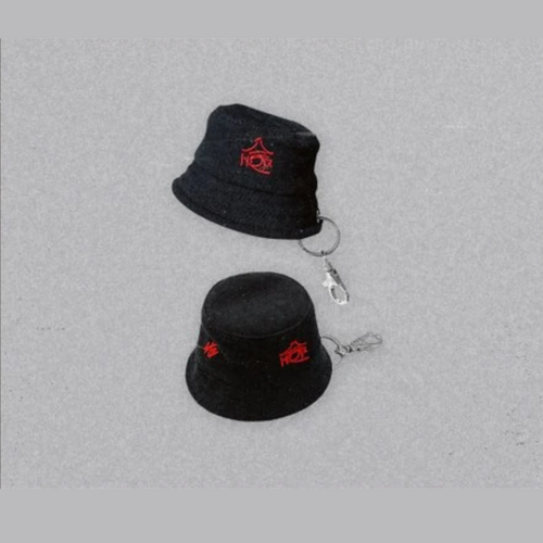 stray kids hop pop up bucket hat keyring