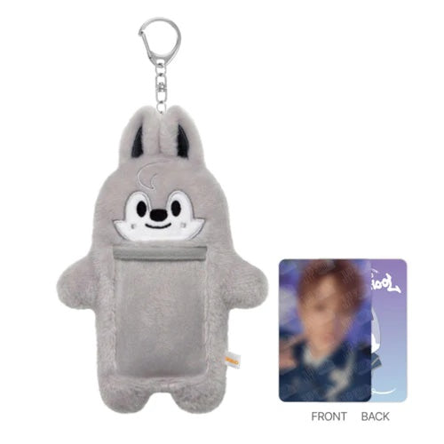 stray kids magic school plush photocard holder wolfchan