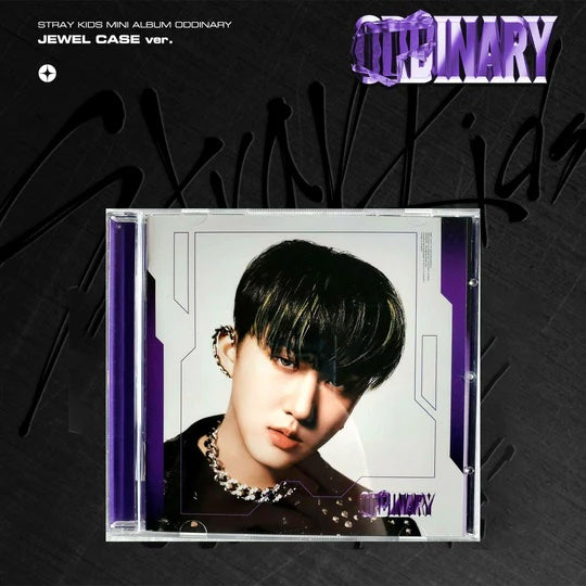 Kpop STRAY KIDS Album ODDINARY Photo Card Jewel Case Random