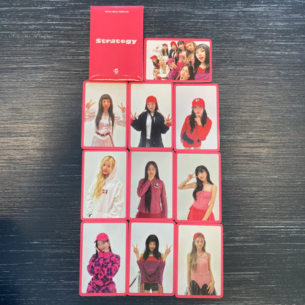 twice strategy pre order benefit photocard set 1 