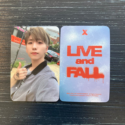 xdinary heroes live and fall pre order benefit photocard gun ii