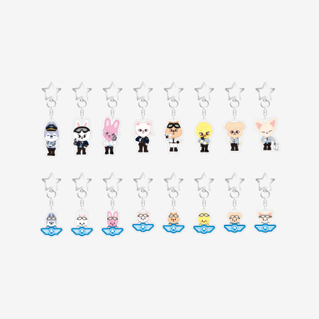 Stray Kids [3rd Fanmeeting Pilot : For ★★★★★] SKZOO Secret Keyring