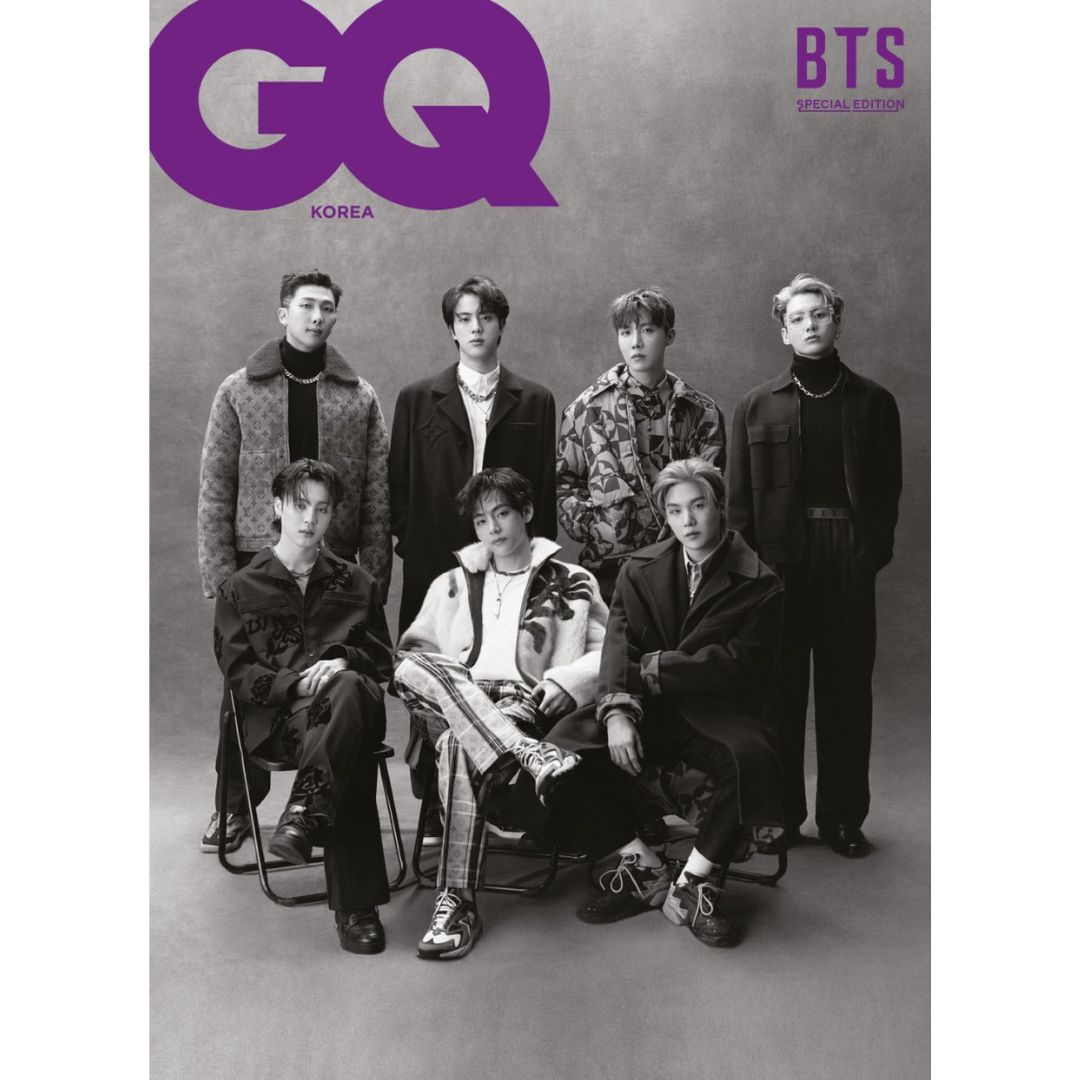 BTS X LV BY VOGUE GQ 2022 JANUARY ISSUE BTS SPECIAL EDITION
