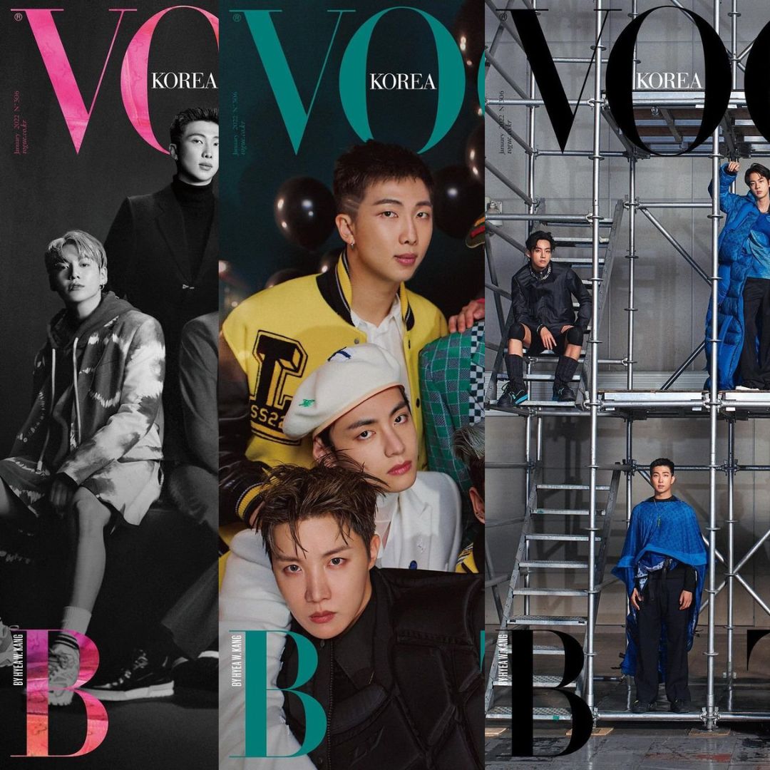 BTS Jimin's Louis Vuitton Outfit for Vogue Korea's January 2022