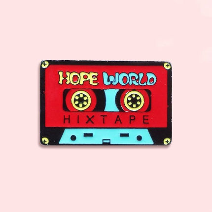 Hope World Enamel Pin