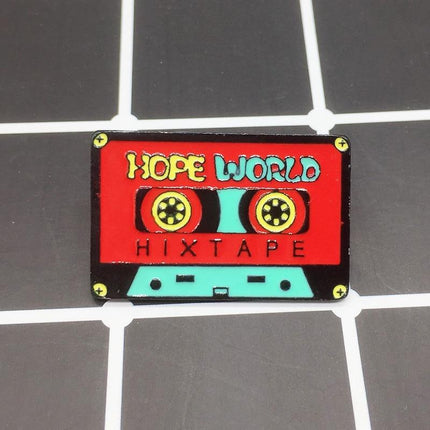 Hope World Enamel Pin