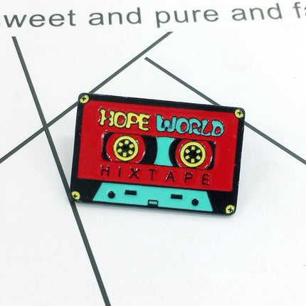 Hope World Enamel Pin