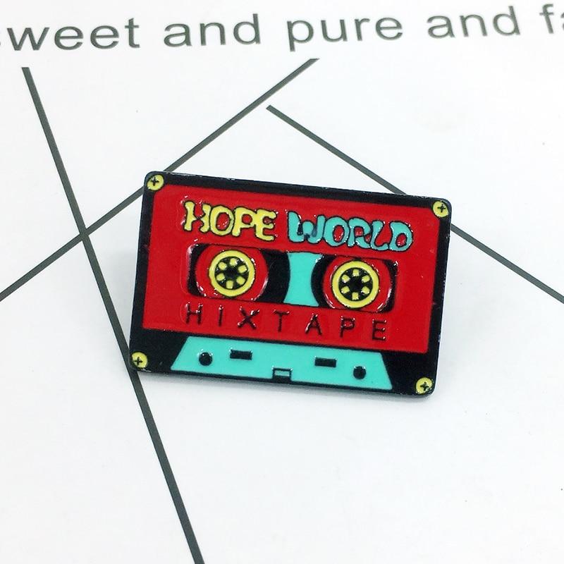 Hope World Enamel Pin