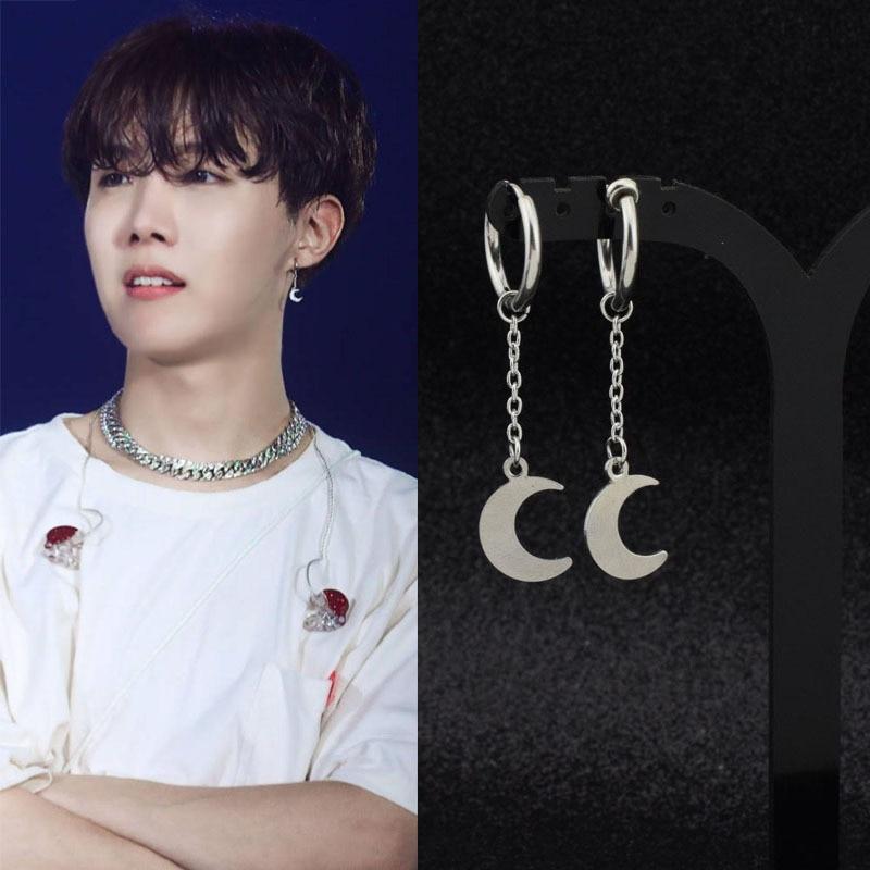 BTS J-Hope Moon Earrings