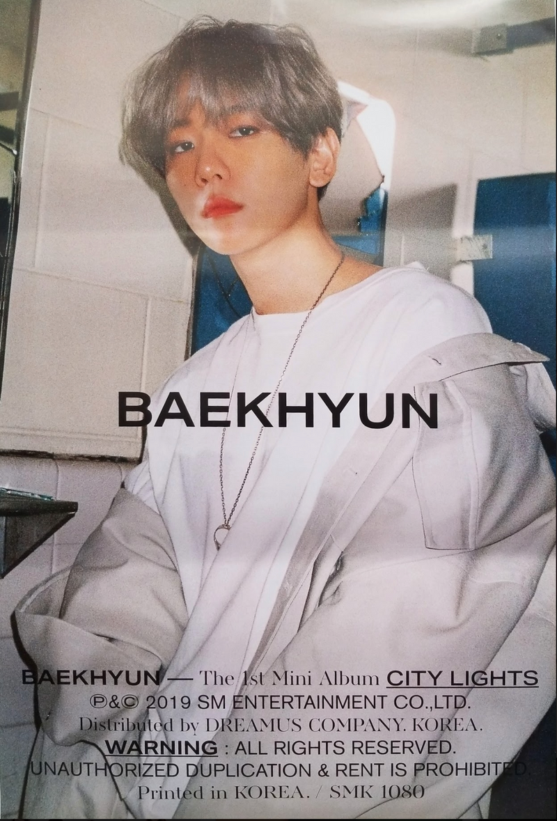 Baekhyun City Lights Official Poster (Day Ver)