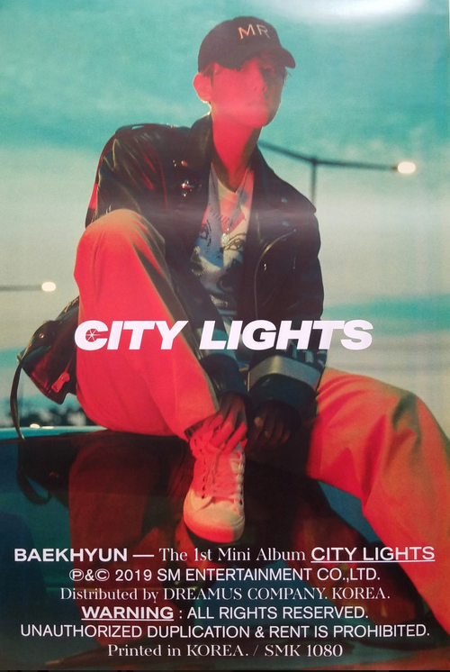 Baekhyun City Lights Official Poster Night