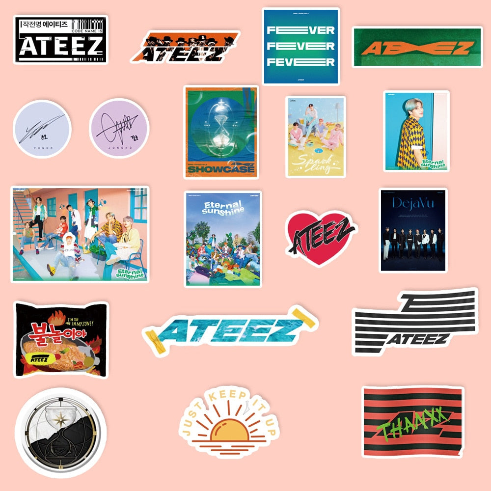 1 pcs Kpop ATEEZ stickers STRAY KIDS stickers high quality New arrivals