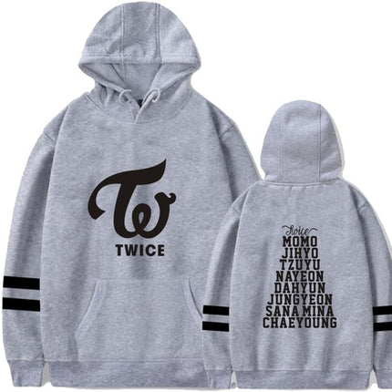 TWICE Printed Long Sleeve Hoodies