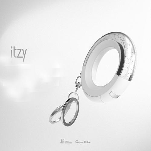 Itzy Official Mini Light Ring Keychain