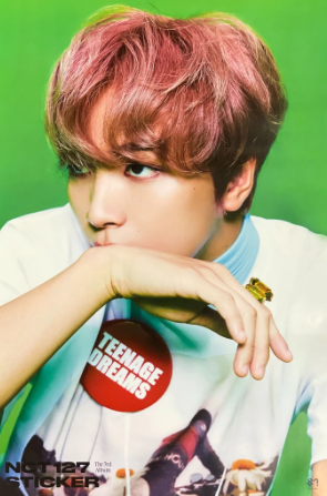 NCT 127 Sticker Official Poster Haechan